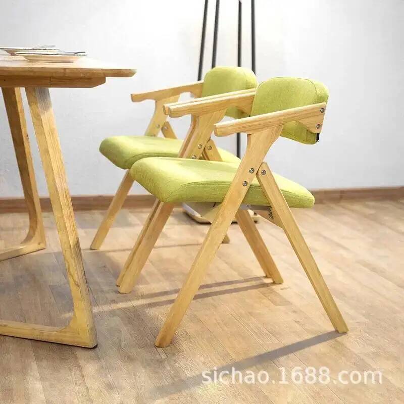 Home Barcelona - Folding Chair Folding Chair Wood Armrest