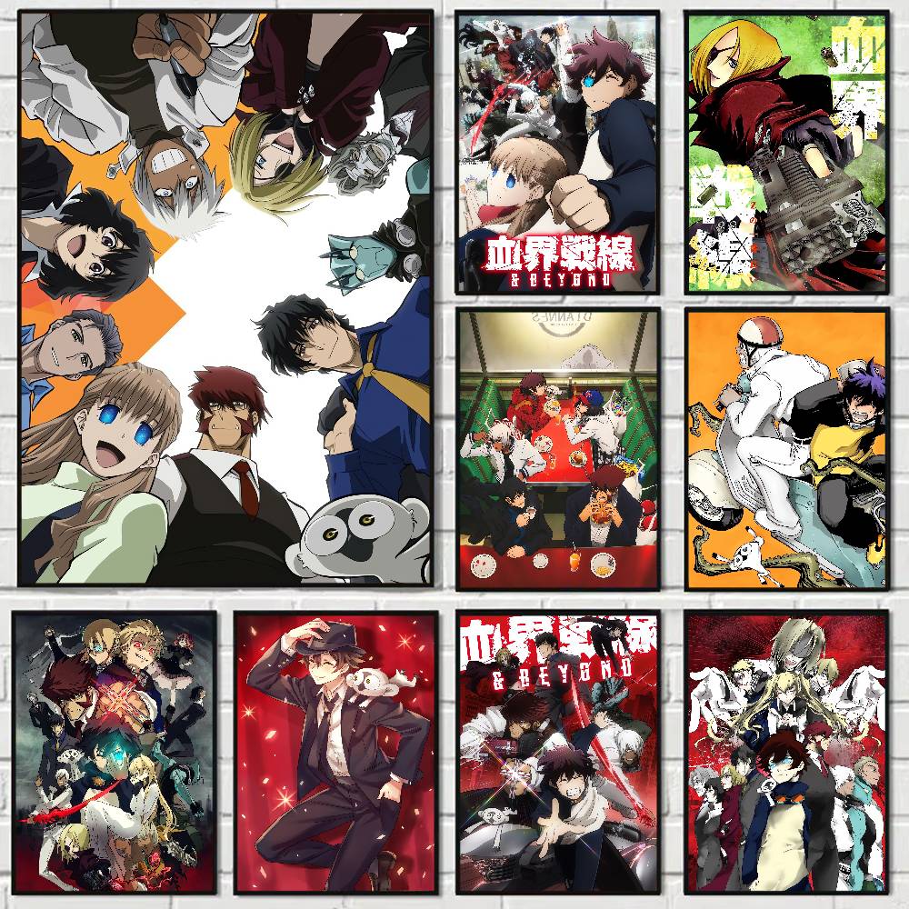 Home Bar And Theater - Anime Blood Blockade Battlefront Anime Poster