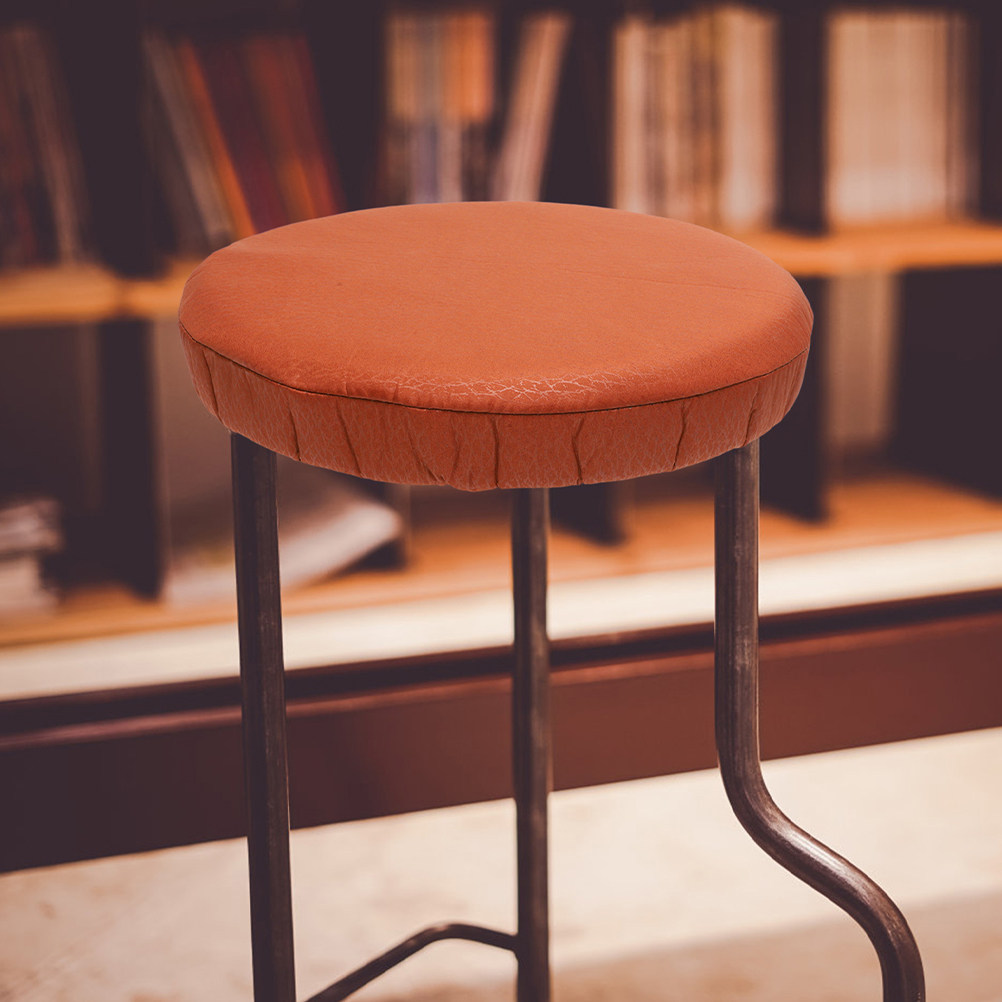 Home Bar Stools - Elastic Round Bar Stool Seat Cover