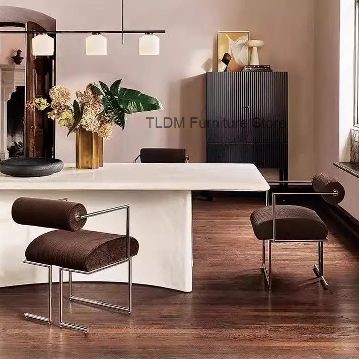 Modern Dining Chair, Stainless - Home Barcelona 评论和价格