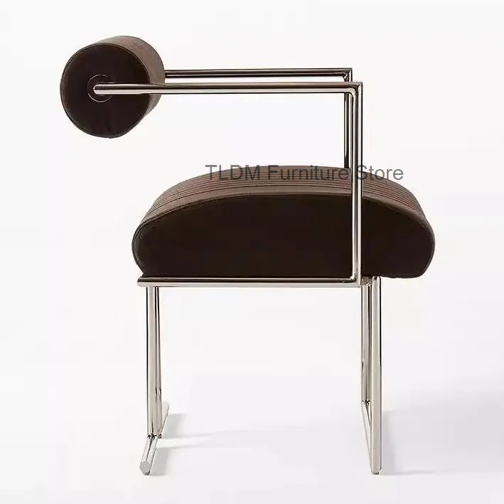 Modern Dining Chair, Stainless - Home Barcelona 评论和价格