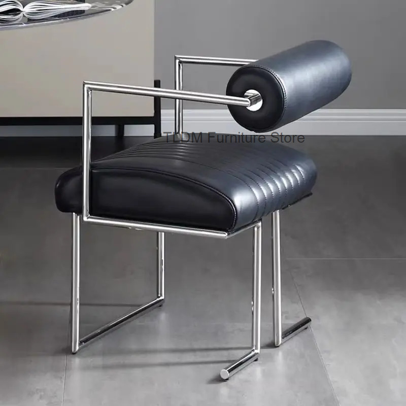 Modern Dining Chair, Stainless - Home Barcelona 评论和价格