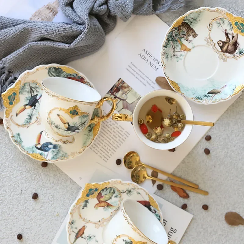 British Jungle Animal Ceramic  - Old Fashioned Glass 评论和价格