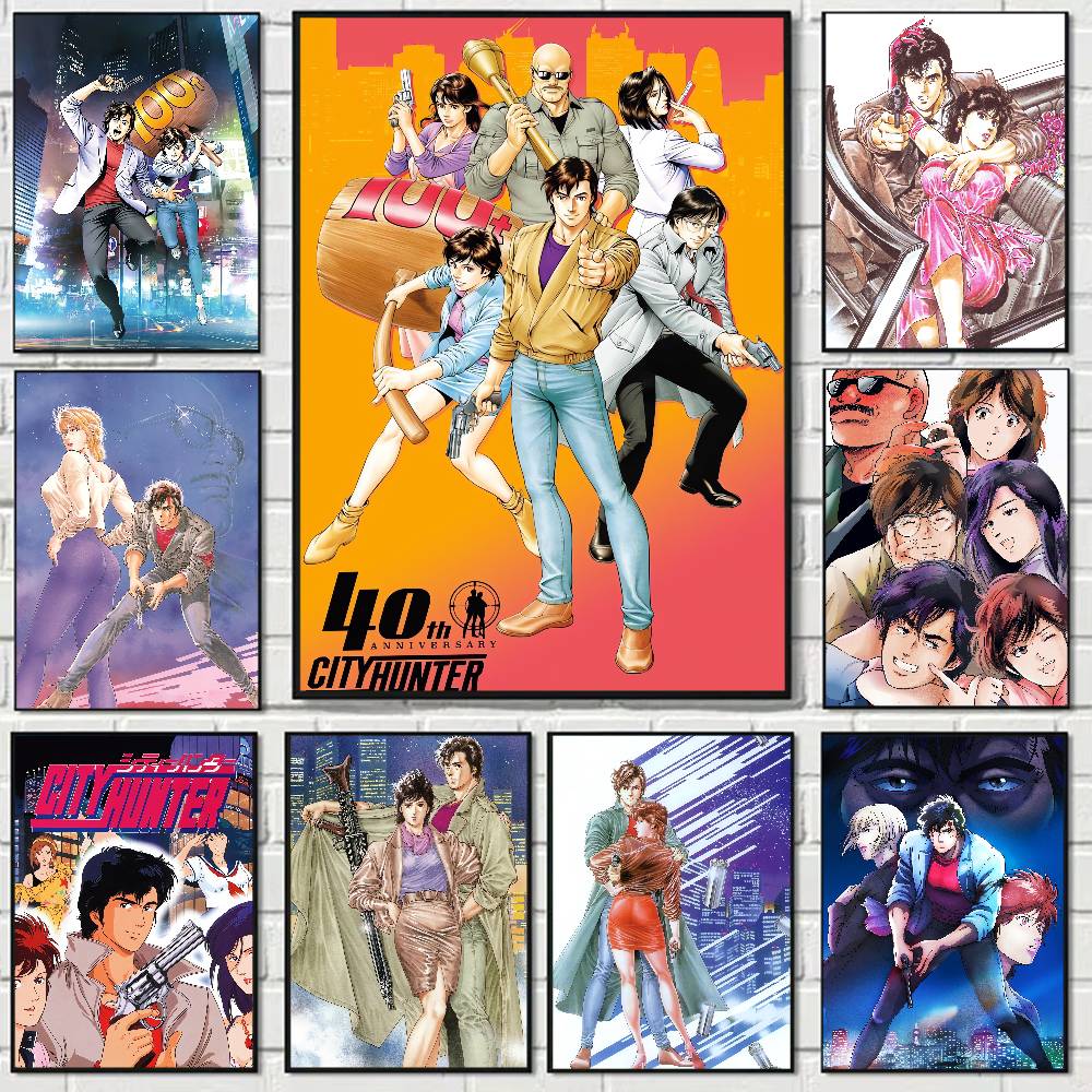 Anime City Hunter Anime Poster - Home Bar And Theater 评论和价格