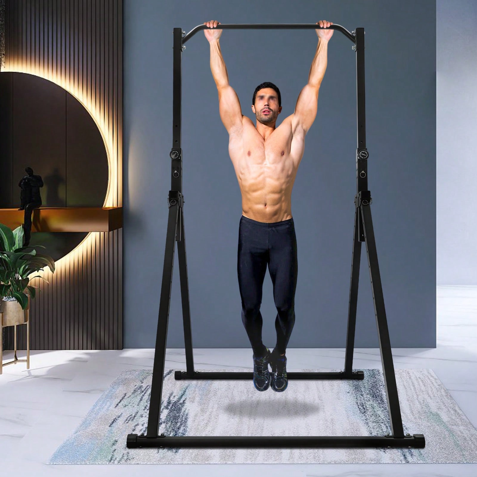 Triangular Pull Up Station Pul - Home Bar And Gym 评论和价格