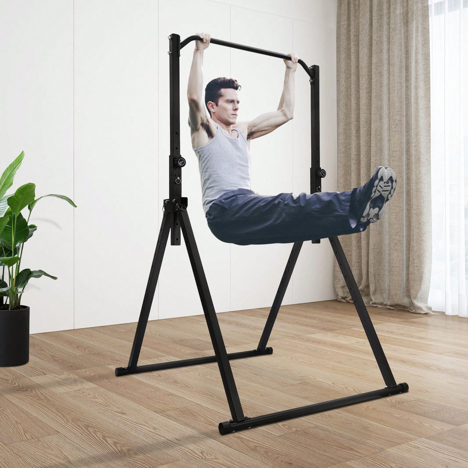 Triangular Pull Up Station Pul - Home Bar And Gym 评论和价格