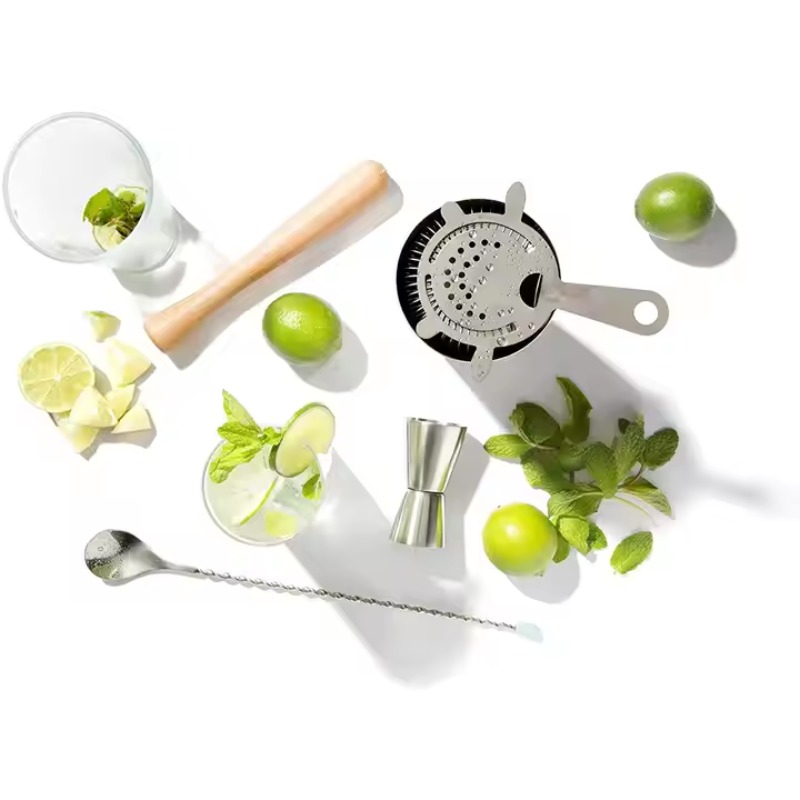 6Pcs Minimalist Eco Friendly C - Boston Shaker Set 评论和价格