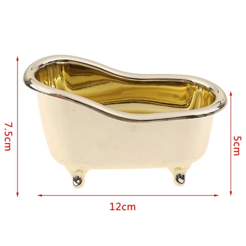 Mini Bathtub Soap Jewelry Stor - Bar Cart Gold 评论和价格