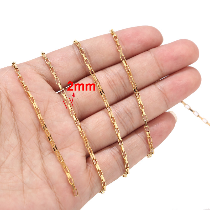 2 Meters Gold Tone Necklace Ma - Bar Cart Gold 评论和价格