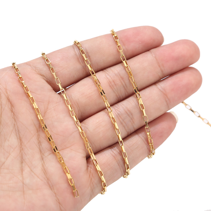 2 Meters Gold Tone Necklace Ma - Bar Cart Gold 评论和价格