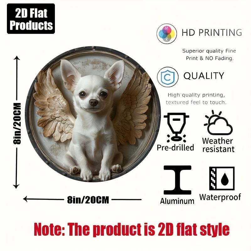 2D Flat, 1pc, Chihuahua Theme, - Home Bar And Coffee 评论和价格