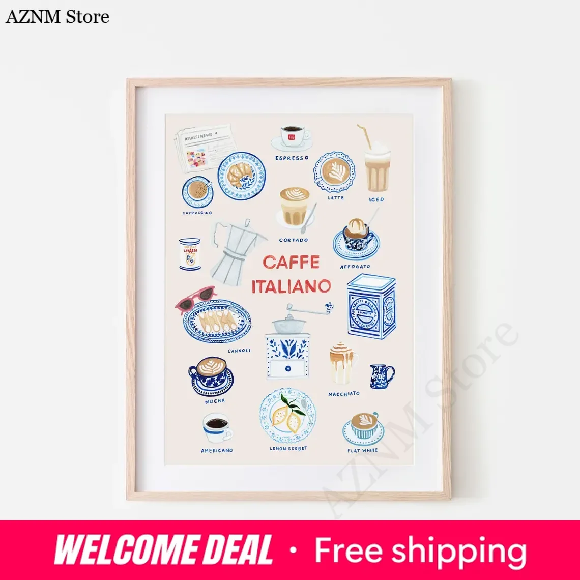 Italiano Coffee Wall Art, Espr - Home Bar And Coffee 评论和价格